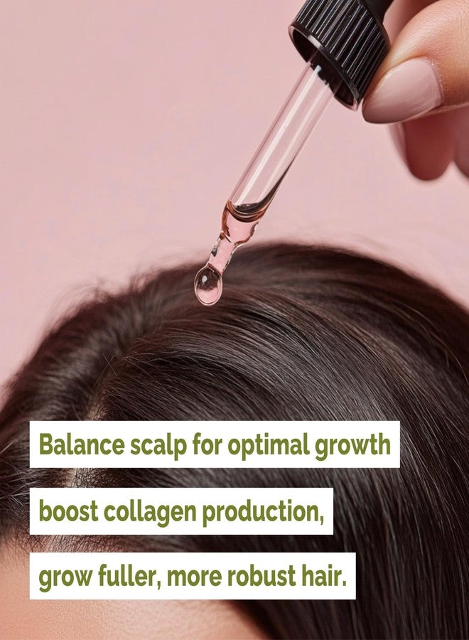 Just Nutritive Rosemary & Onion Hair Growth Oil Treatment for Thinning, Breakage, Scalp Health, Collagen Boost, Antioxidants, Omega-3 & 6 Fatty Acids for Stronger, Thicker Hair - 1 oz - Image 2